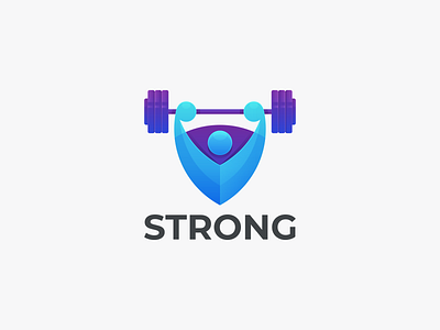 STRONG branding design graphic design icon illustration logo strong branding strong design graphic strong icon strong logo