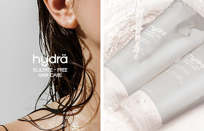 Hydra - hair care branding beauty brand brand identity branding concept cute design elegant graphic design identity inspiration logo logo design logotype minimalism minimalist logo nature packaging product design visual identity