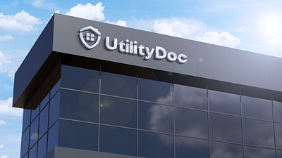 UtilityDoc brand brand designer brand guideline brand identity branding construction brand freelancer graphic design logo logo design modern premium real estate brand utility service utilitydoc