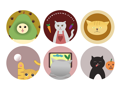 Cats - 2 /ᐠ - ˕ -マ cat design figma graphic design illustration sticker