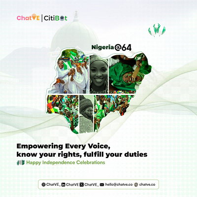 Nigeria@64 Social Media Campaign animation design graphic design social media