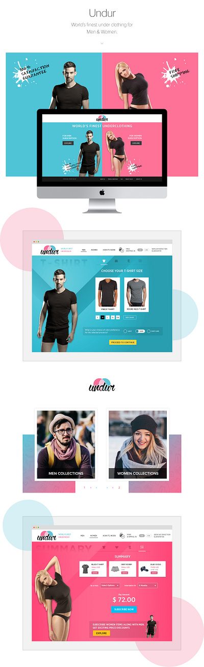 E-commerce Design - Undur Portfolio