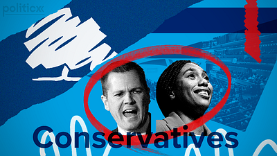 2024 Conservative leadership article editorial illustration graphic design newsletter politics uk