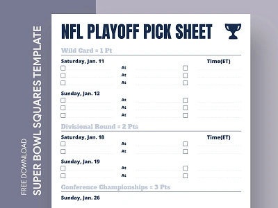 NFL Playoff Pick Sheet docs football pick sheet free google docs templates free template free template google docs google google docs nfl football pick sheet nfl pick sheet nfl playoff pick sheet playoff pick sheet super bowl pick sheet template