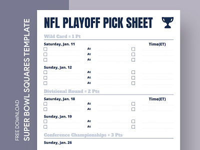 NFL Playoff Pick Sheet Free Google Docs Template docs football pick sheet free google docs templates free template free template google docs google google docs nfl football pick sheet nfl pick sheet nfl playoff pick sheet playoff pick sheet super bowl pick sheet template