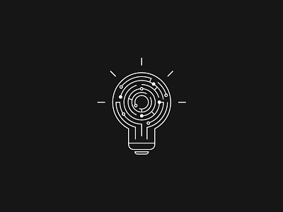 Technology branding bulb design graphic design icon idea light logo programing technology vector web