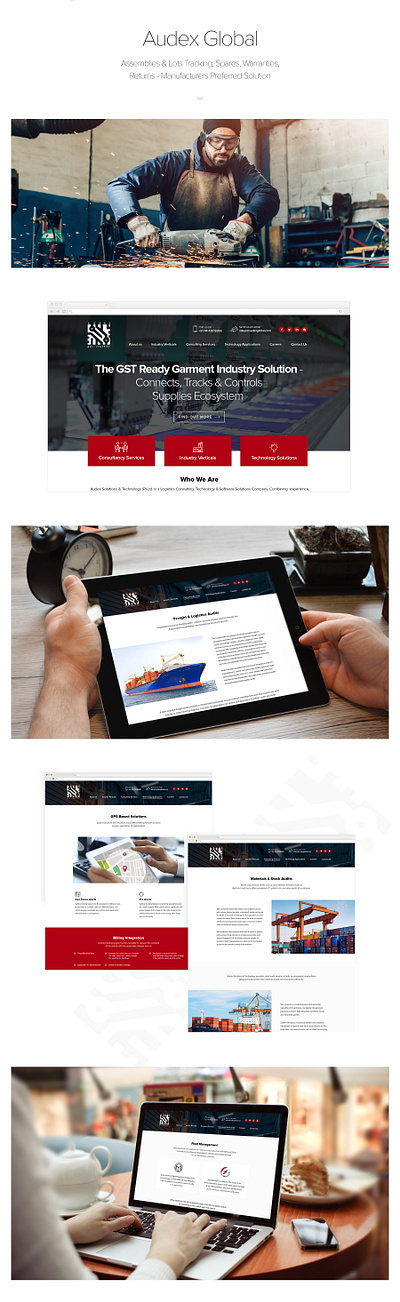 Logistics Consulting Website - Portfolio