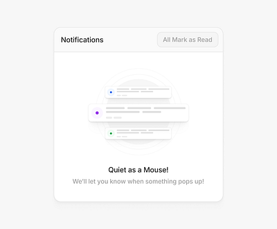 🔔 Empty screen for notification modal clean empty state figma illustration ui ux