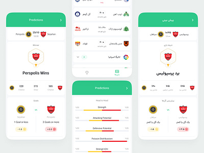 Football Prediction App UI app ui dark dark mode flat ui football football app football match football prediction leages match multi language prediction app soccer soccer app soccer prediction sport sport teams sports teams ui