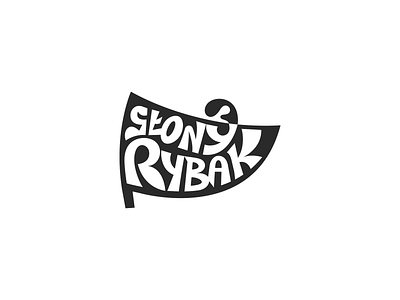 Słony Rybak🚩 belcdesign branding customtypo designlogo fishshop letters logo logotype patrykbelc typography