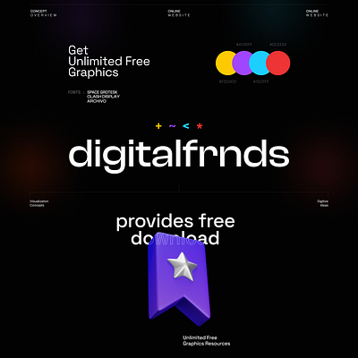 Brand Guidelines digifrnds branding graphic design logo ui