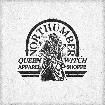 Figure Drawing apparel artifact bazaar brush distressed figure drawing line art northumber queen retro rough shop t shirt design tattoo art tattoo queen texture vintage weathered witch