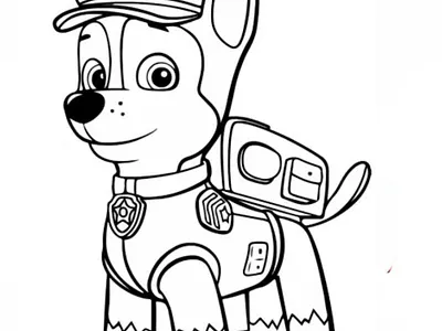 Paw Patrol Coloring Pages art bird branding coloring coloring pages design illustration kids logo ui