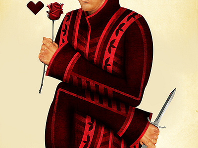 Black Jack black jack digital illustration illustration jack love playing card poker