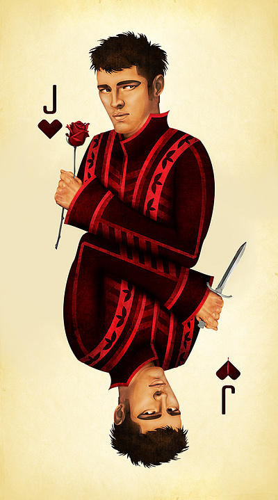 Black Jack black jack digital illustration illustration jack love playing card poker