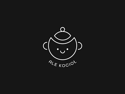 Ale Kocioł Logo branding catering cauldron design graphic design happy icon illustration logo restaurant vector