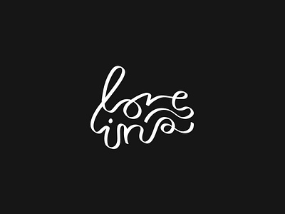 Loveina Logo branding calligraphy graphic design handwrite jazz line logo loveina music band typography vector