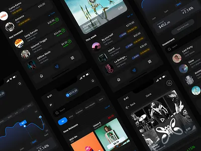 Music Bidding Apps Design app concept app design bidding apps branding dashboard design design graphic design illustration investment apps logo mobileapps music ui uiux design userxperience ux ux design uxdesign web design