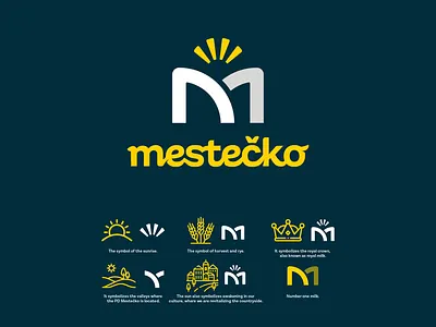 Mestecko agroculture branding farm logo logotype mestecko milk