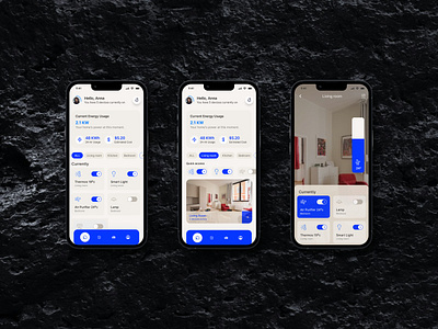 Smart Home app redesign app design ui ui ux