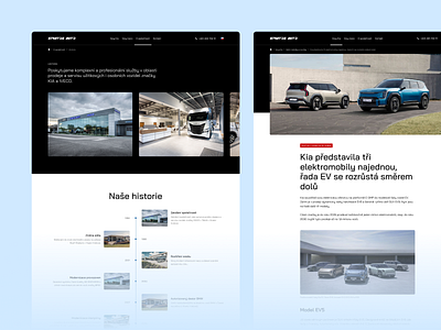 Stratos Auto - Czech Car Dealership article blog car carousel clean design detail figma interface minimal post store timeline trend ui user experience user interface ux web website