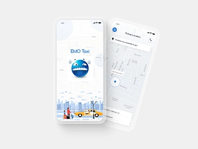 Emo Taxi Booking App Design app design app ui design application design booking app branding case study design illustration logo ride book app taxi app taxi booking app ui ui design ux design