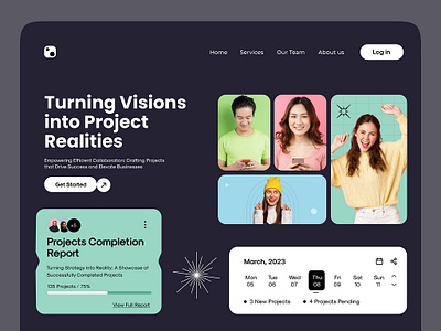 Project Management Landing Page