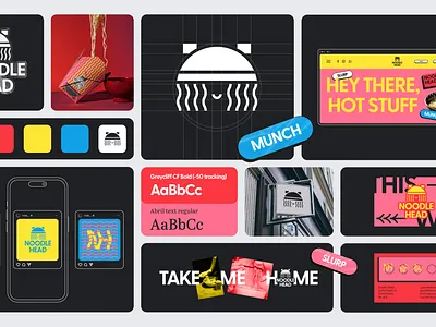 Noodle Head brand identity after effects animation branding graphic design logo logo design motion graphics ui vector