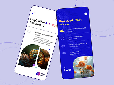 AI-Driven Image Generation🌈 ai image generator animation app design flat design ui design