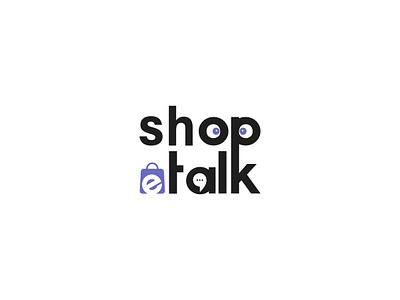 Shop eTalk Logo Design commerce logo ecom logo shop logo