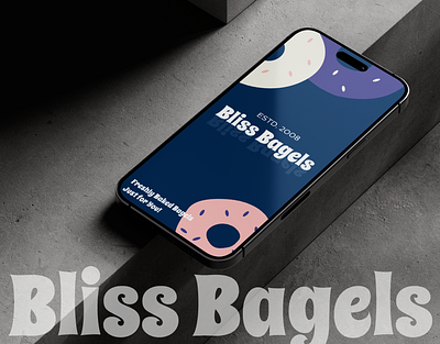 Bliss Bagels🍩 - Online Food Delivery Application best mobile application branding design foodapplication fooddelivery graphic design illustration mobile application mobile ui uiux vector