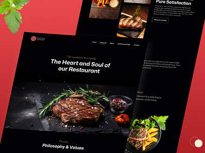 Restaurant Website UI Design aesthetic web design clean layout creative design creative ui dining experience food and beverage food ordering interactive design modern web design online menu design reservation system responsive design restaurant booking restaurant website design seamless navigation uiux design user friendly interface user interface design web ui design website application design