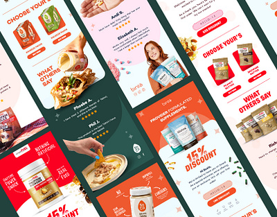 CPG email marketing design beauty email designer email design email marketing email template klaviyo mailchimp product email marketing ui