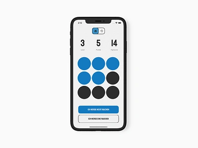 Motivieren & Reflektieren – Teil 2 meines App-Projekts ai app clean clean ui concept flat gemini ki mobile streak swiftui uxui