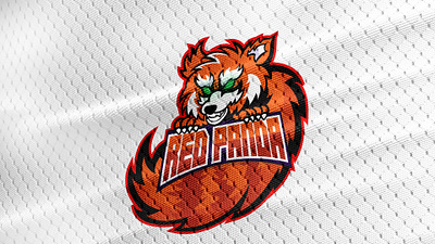 Esport Mascot Logo RED PANDA branding logo red pand