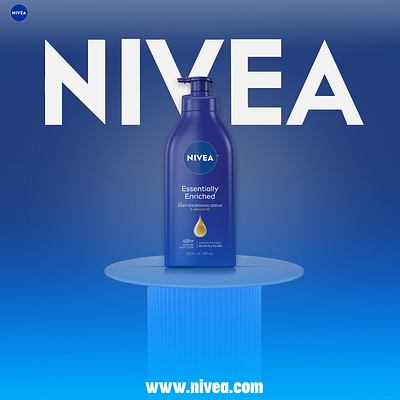 Nivea Lotion Manipulation. 3d advertise best design brand design branding graphic design image manipulation lotion nivea