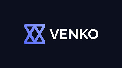 VENKO - Logo Design Concept blockchain branding creative crypto currency decentralized defi finance firelab focus lab hola lab logo logo design logo designer modern nfts slack technology token web3