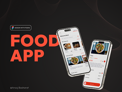 Food Ordering App branding foodapp ui user experience user interface ux