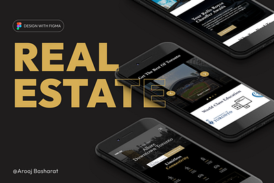 Real Estate WebApp animation branding graphic design ui