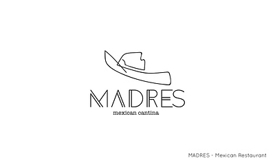 Logo: Madres (Mexican Restaurant) branding chicana chicano design graphic design illustration latinx line line drawing logo mexican mexican restaurant mexico restaurant vector