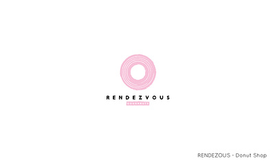 Logo: Rendezvous (Donut Shop) brand design branding branding design colorado design donut donut shop doughnut durango durango colorado graphic design illustration logo treats vector