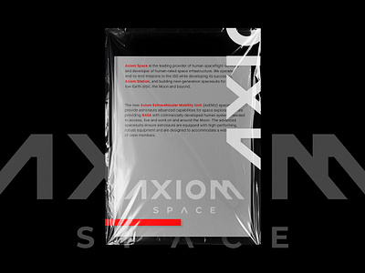 AXIOM Space Concept astronaut axiom balance book brand fashion future logo moon nasa prada rebrand redesign sky space spacesuit suit universe utilitarian