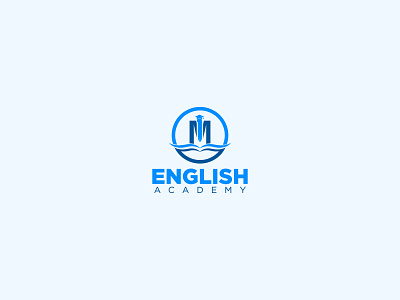 M1 English academy logo design best logo best logo mark branding branding logo english academy logo graphic design learning logo logo logo design logofolio logomark motion graphics new logo tech