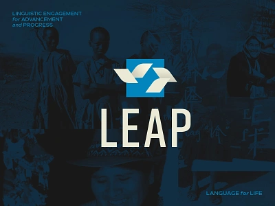 LEAP - Institutional Branding africa asia birds blue branding dove europe institutional language leap life logo nations nonprofit pages paper progress spanish united world