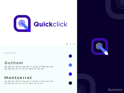 Quick click logo design app logo brand identity branding digital logo graphic design icon identity logo logo design logo designer logo mark modern modern logo new logo q letter saas logo tech logo technology web logo