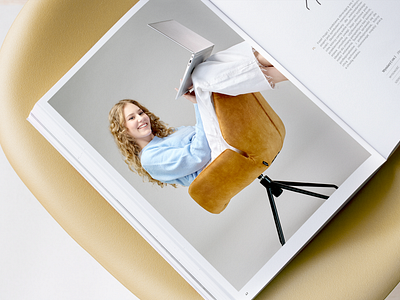 Claudie design chair design furniture layout magazine model photo session