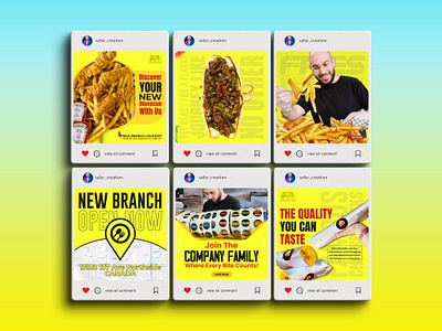 Food Promotional Post Design advertising branding design fast food food food design food poster food promotion graphic design instagram post post poster posterdesign promo promotional restaurant safar creation ig safarcreation safargraphics social media post