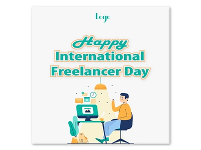 Freelancer Day Post Banner Project amazon banner branding corporate design creative design design designer freelancer graphic design logo post print reel shopify social vector