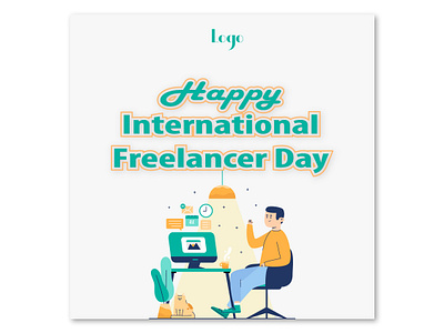 Freelancer Day Post Banner Project amazon banner branding corporate design creative design design designer freelancer graphic design logo post print reel shopify social vector