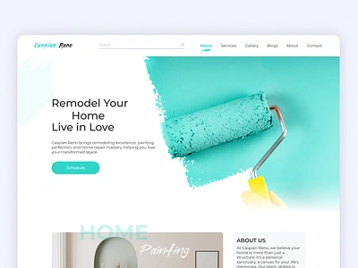 Caspian Reno | Remodeling Company UI\UX Website Design companywebsite figma photoshop remodeling ui uidesign uiux ux uxdesign uxui webdesign website websitedesign